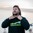 Load image into Gallery viewer, Waveslider Retro Adult Hoodie Black