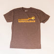 Load image into Gallery viewer, Waveslider Retro Adult T-Shirt Brown