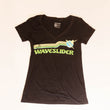 Load image into Gallery viewer, Waveslider Retro Womens T-Shirt Black