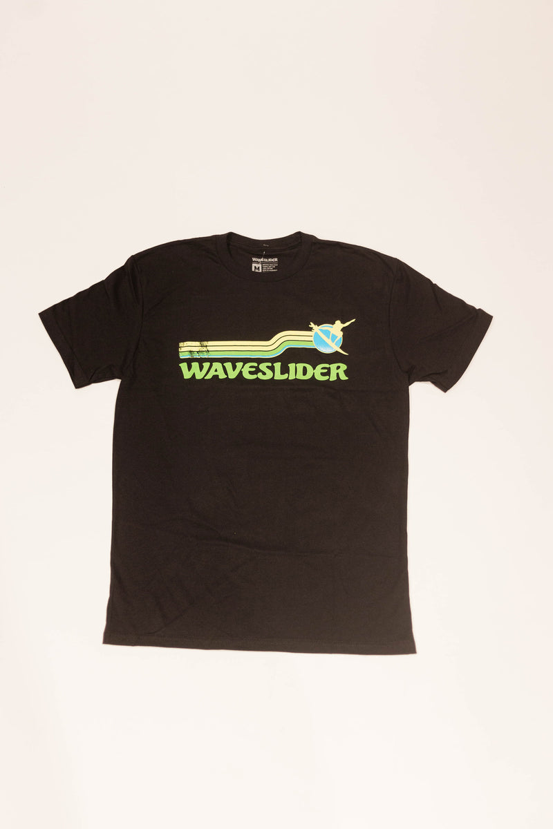 Waveslider Retro Adult T-Shirt Black – WaveSlider