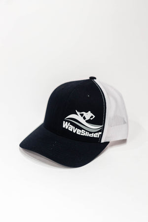 WaveSlider B&W Snapback Mesh Hat