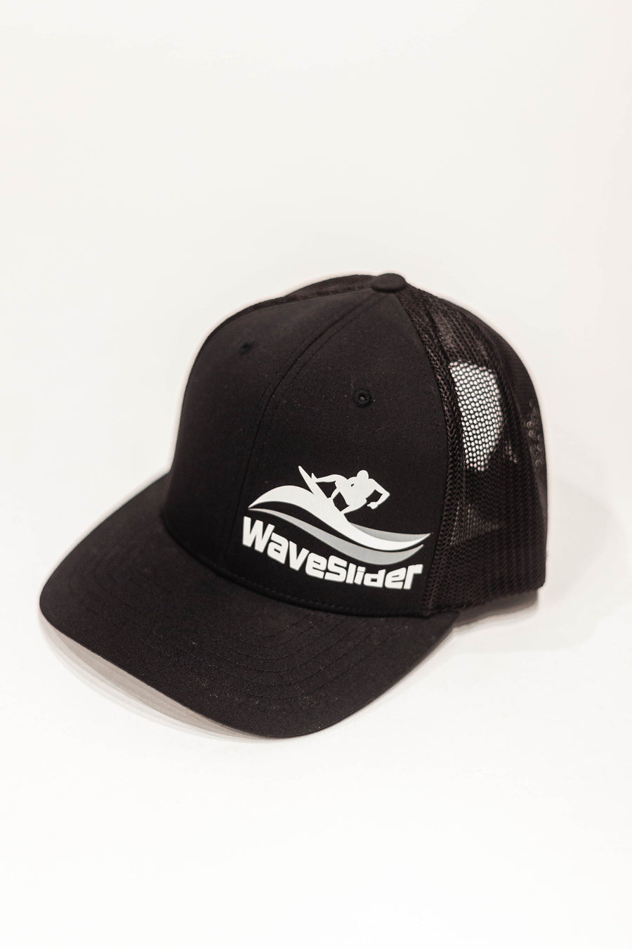 WaveSlider Black Snapback Hat