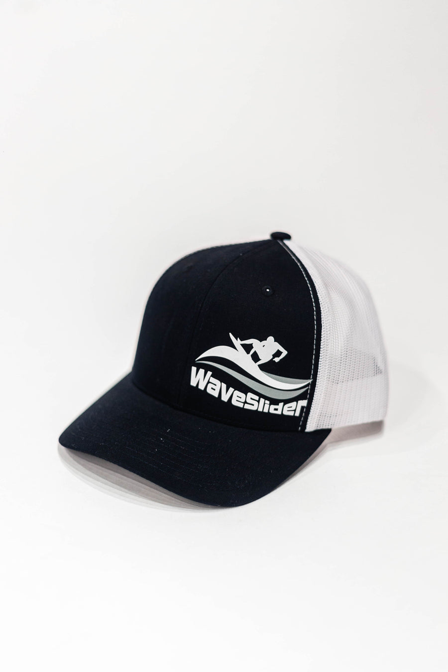 WaveSlider B&W Snapback Mesh Hat